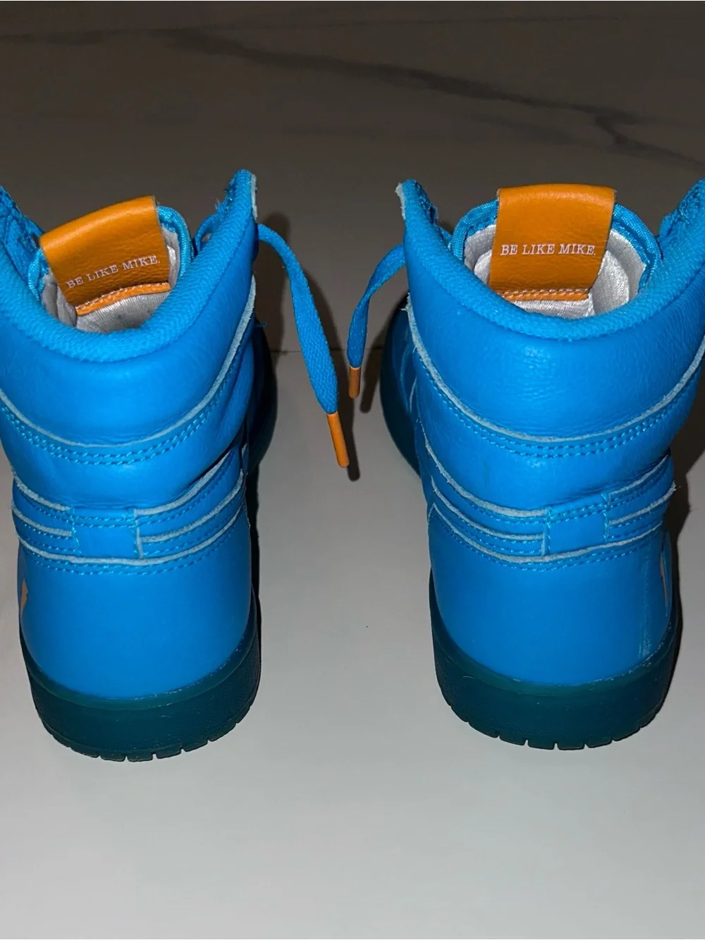 2017 Nike Air Jordan 1 Retro High OG G8RD Blue Lagoon Gatorade Size 8.5